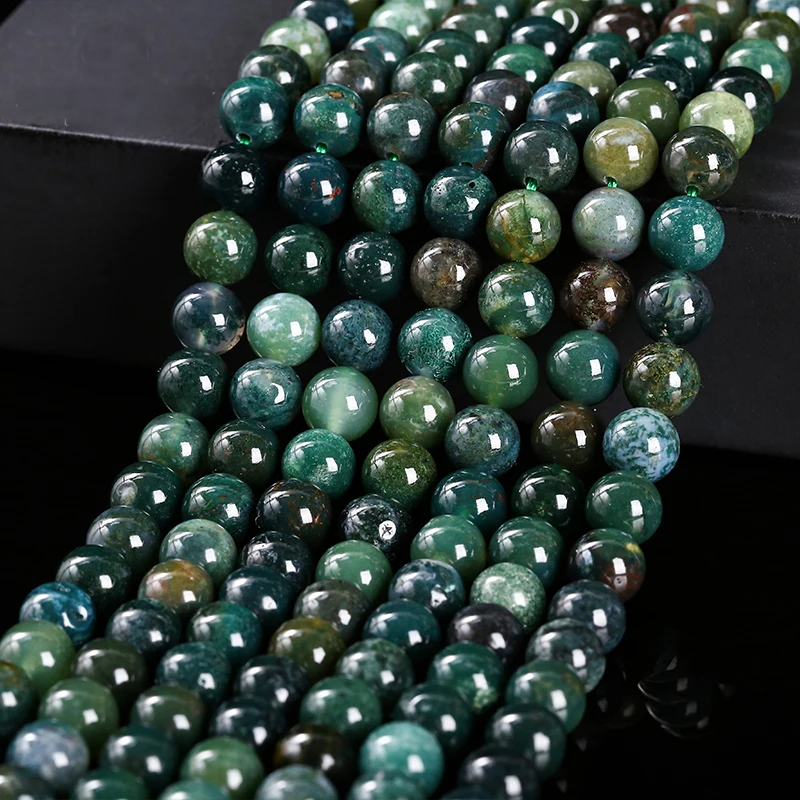Perles vrac Agate Mousse
