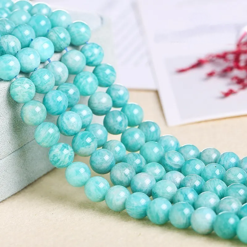 Perles en vrac Amazonite vert-bleu