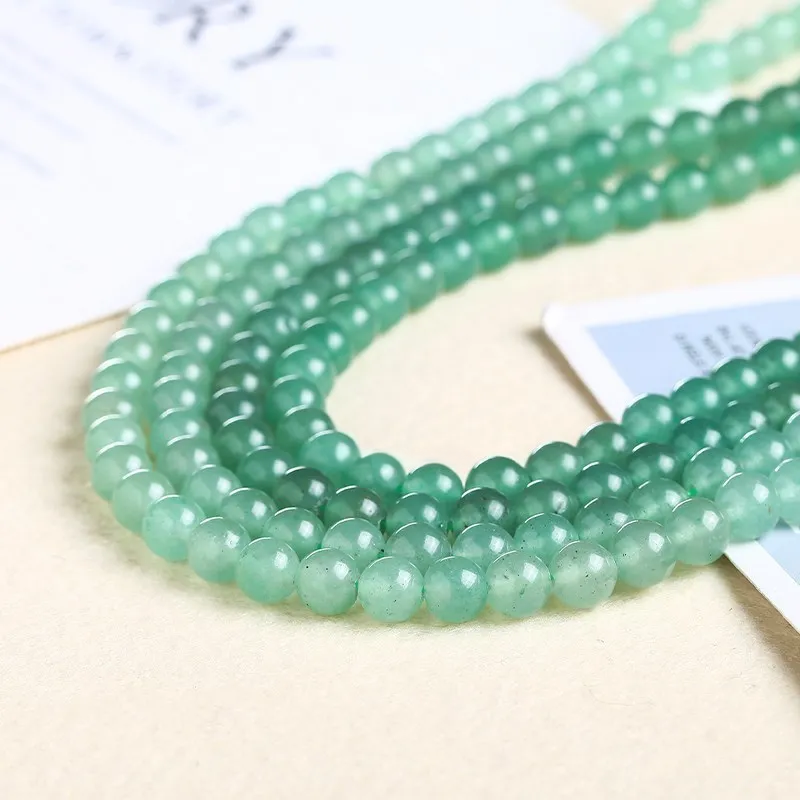 Perles en vrac d'Aventurine Verte