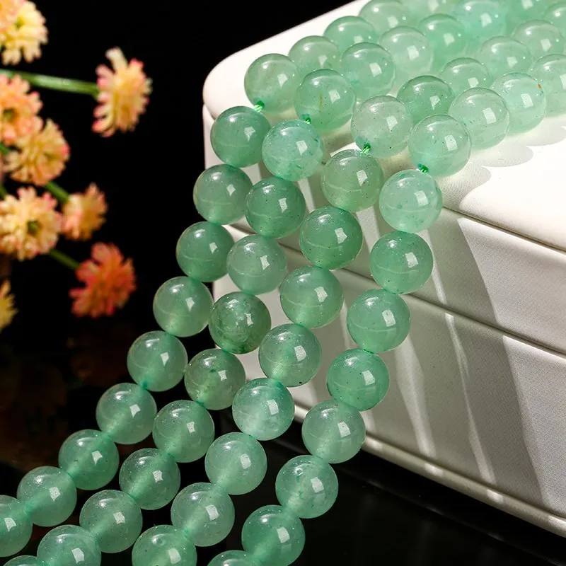 Perles en vrac d'Aventurine Verte