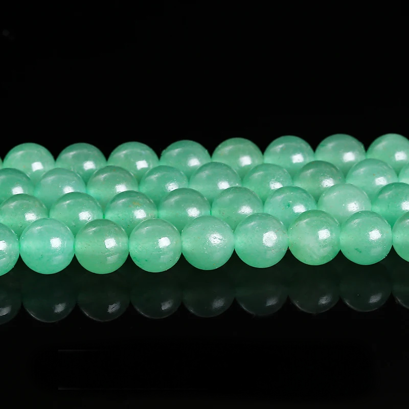 Perles en vrac d'Aventurine Verte