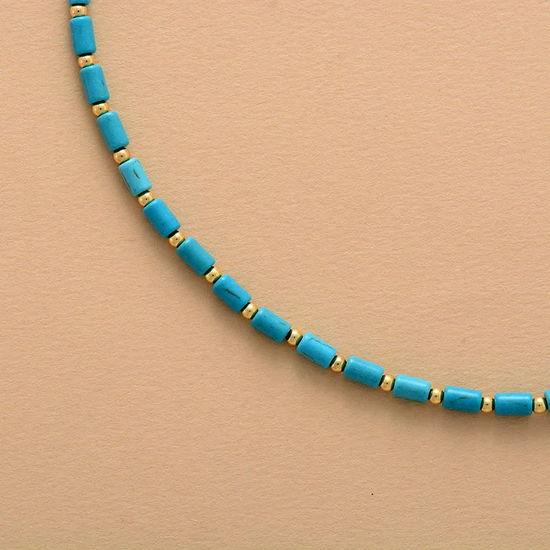 Collier Bohème en Turquoise