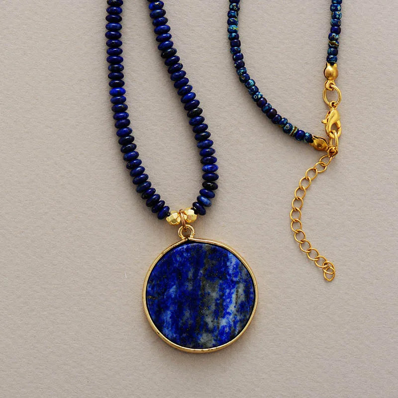 Collier Minimaliste en Lapis Lazuli