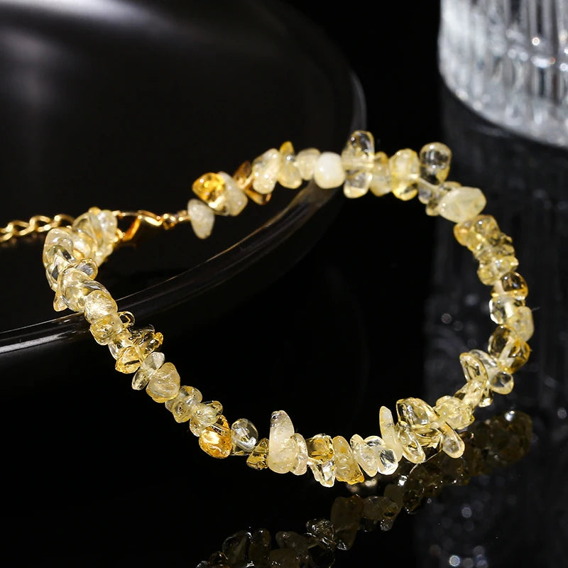 Bracelet Bohème en Citrine