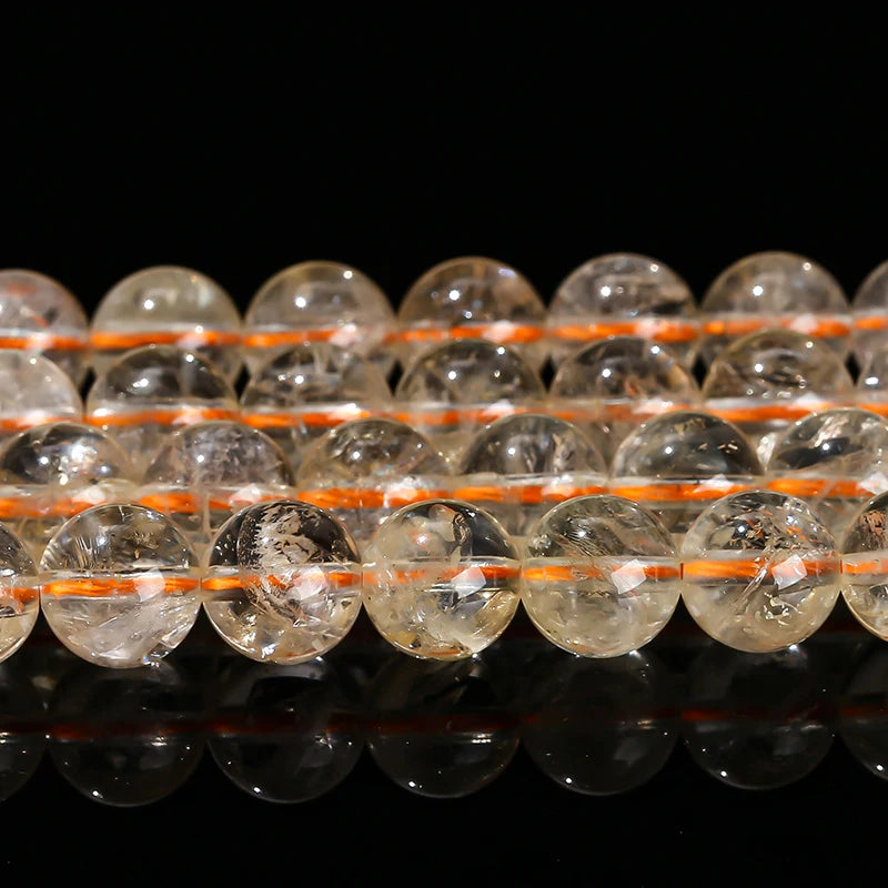Perles en vrac de Citrine