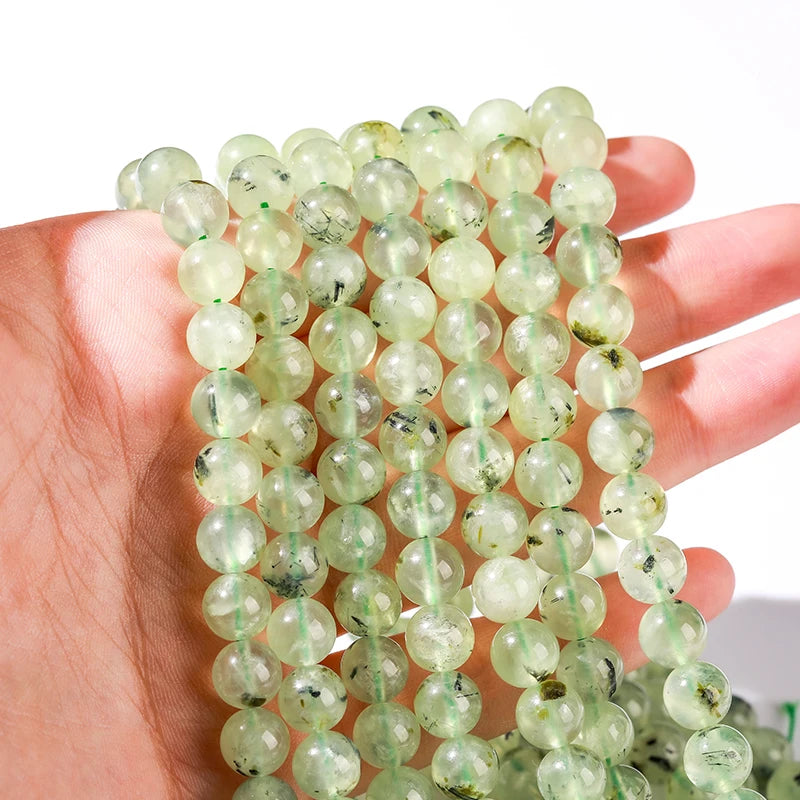 Perles en Vrac de Préhnite