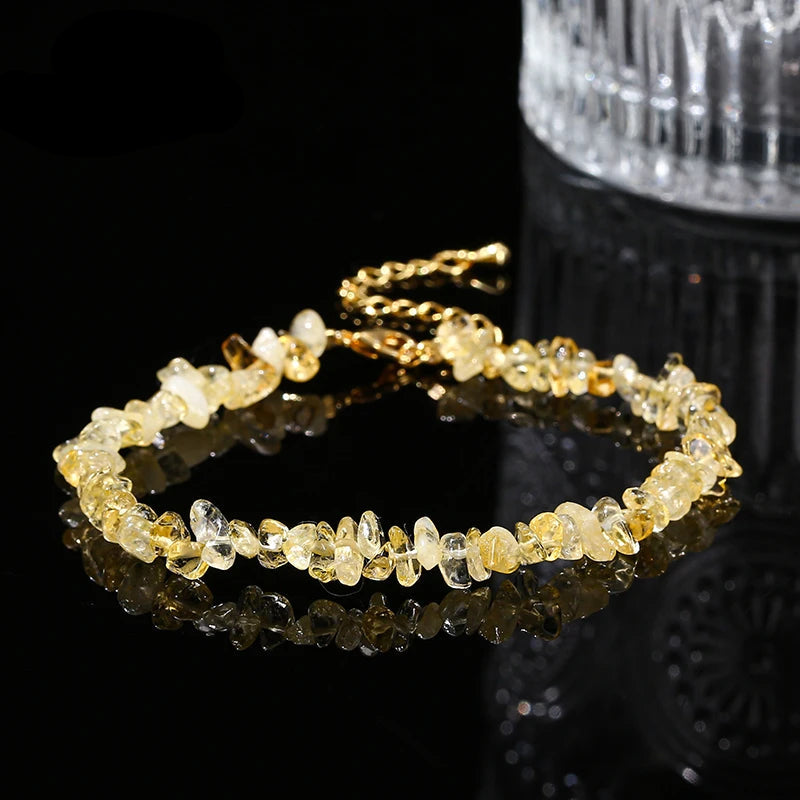 Bracelet Bohème en Citrine