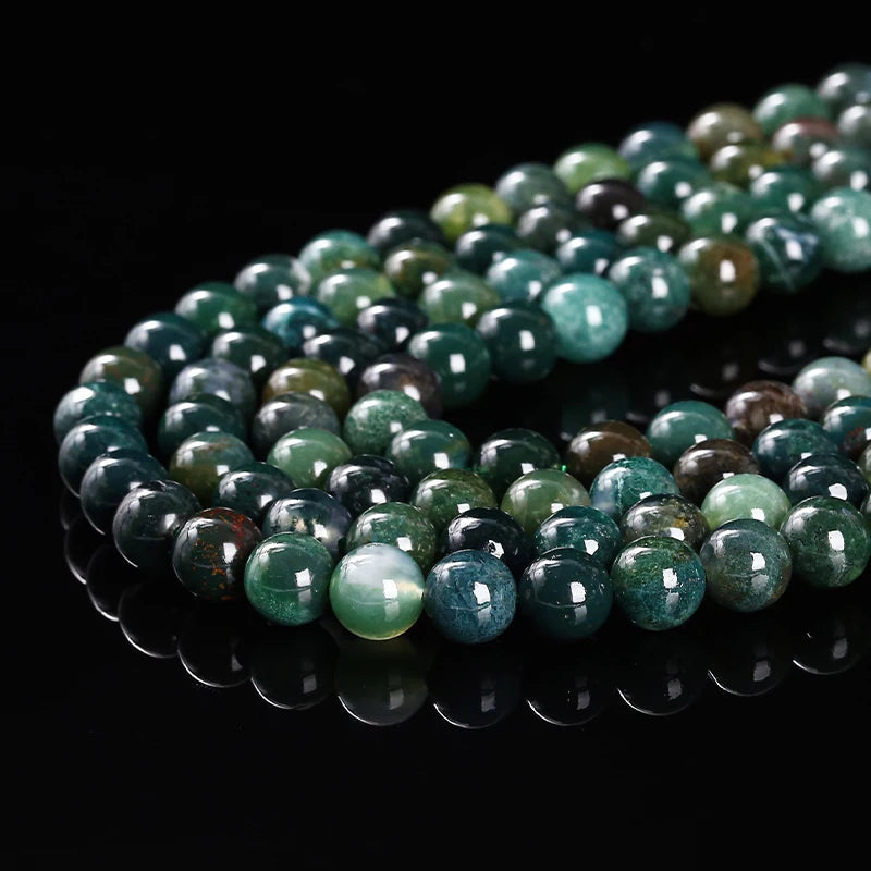 Perles vrac Agate Mousse