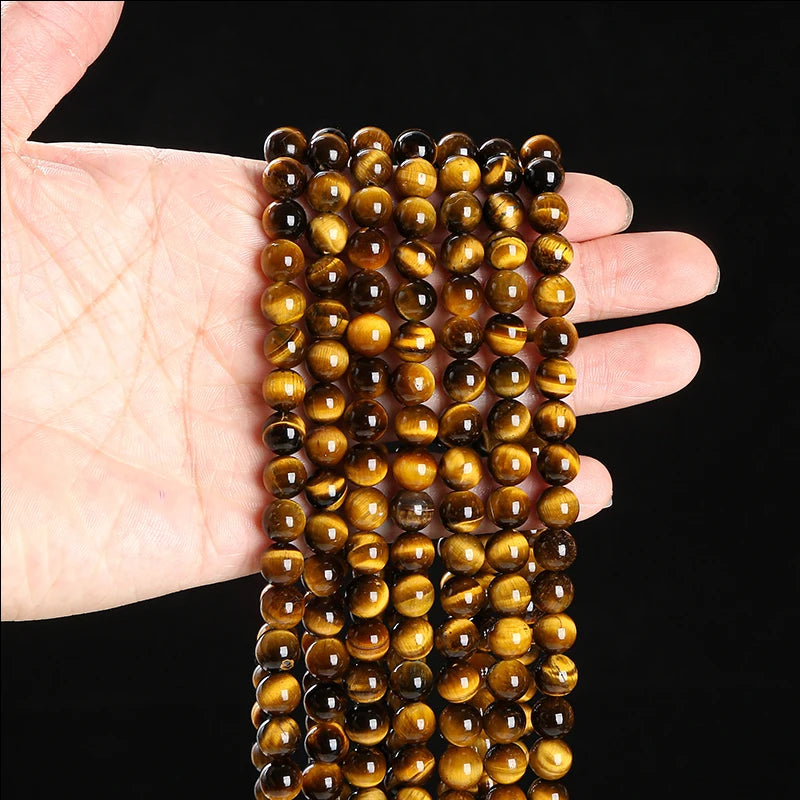 Perles en vrac d’Oeil de Tigre