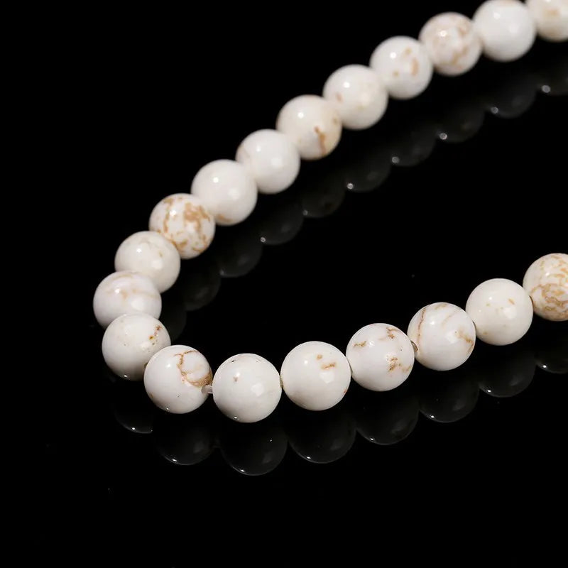 Perles en vrac de Magnésite blanche