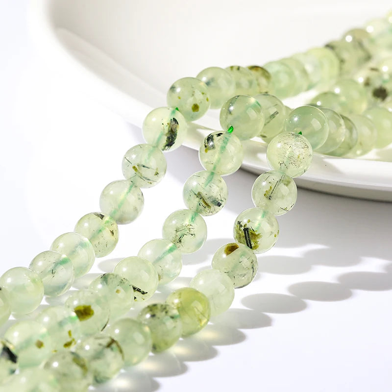 Perles en Vrac de Préhnite