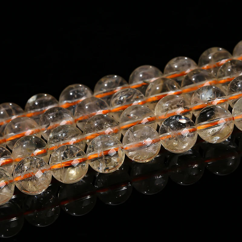 Perles en vrac de Citrine