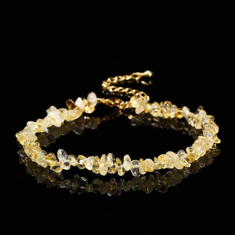 Bracelet Bohème en Citrine