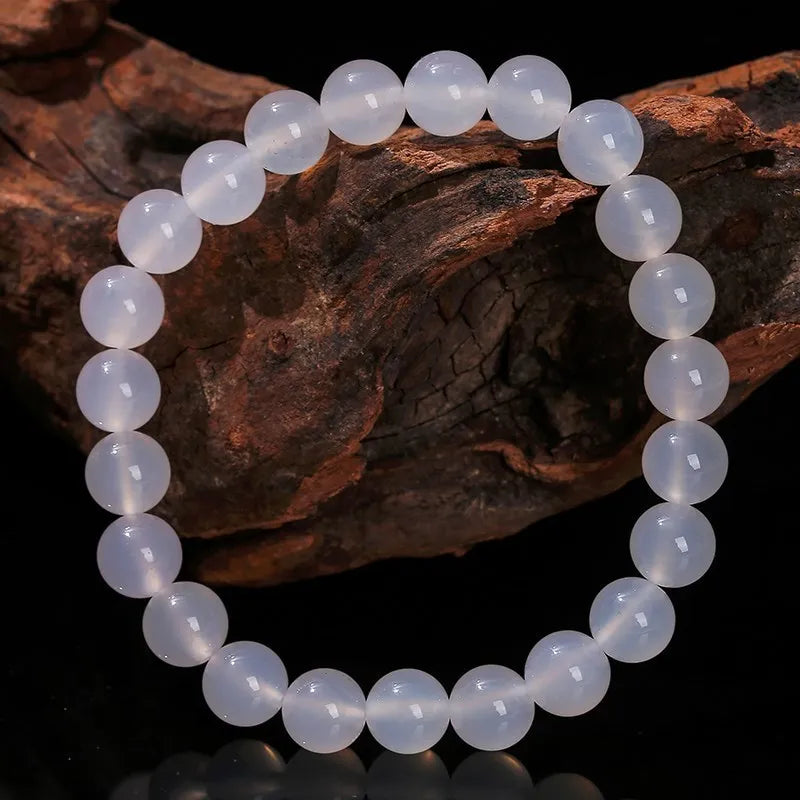 Bracelet Agate Blanche