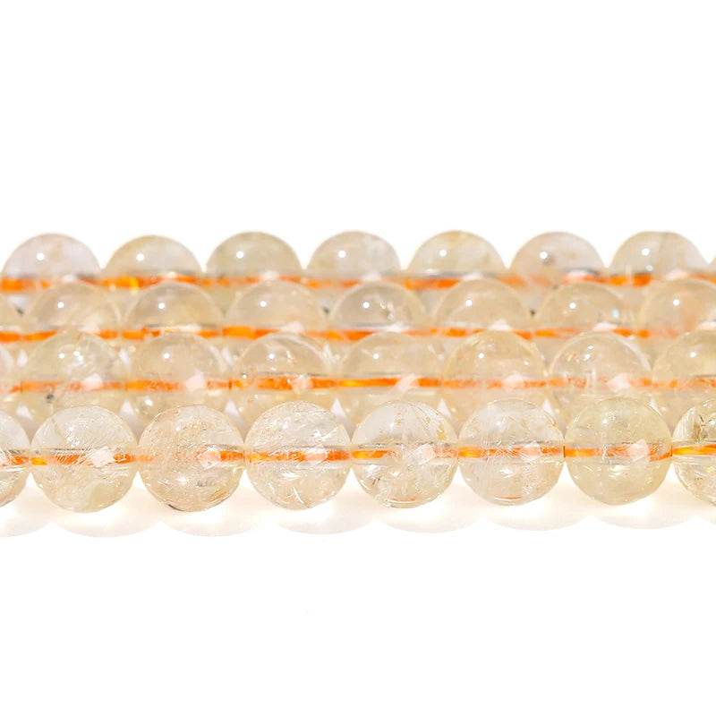 Perles en vrac de Citrine