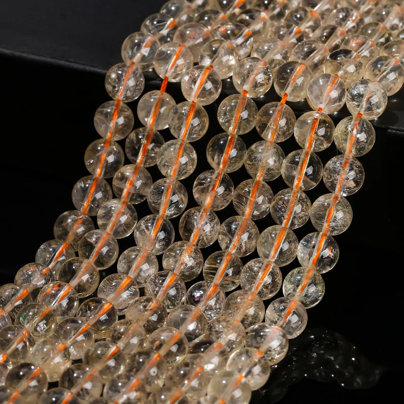 Perles en vrac de Citrine