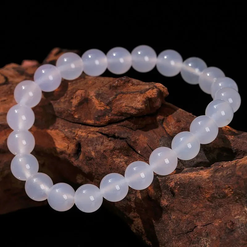Bracelet Agate Blanche