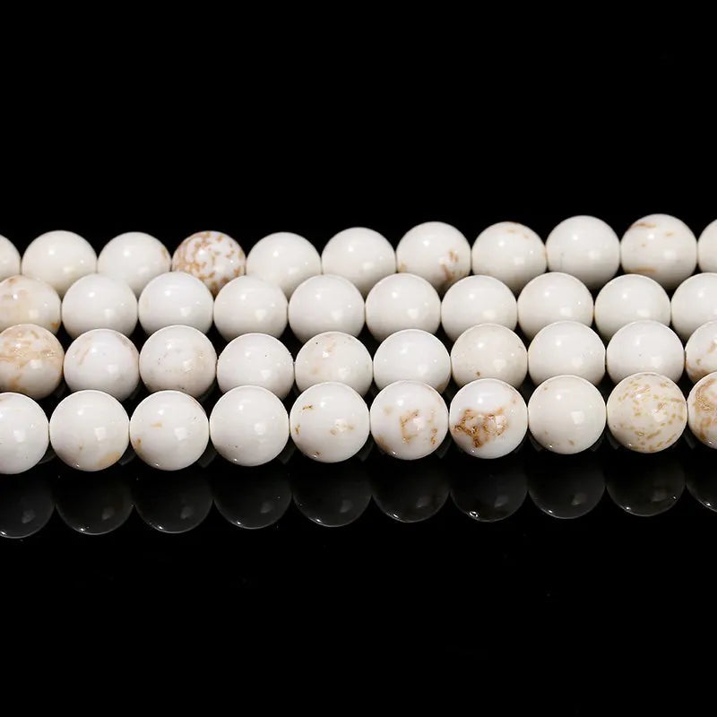 Perles en vrac de Magnésite blanche