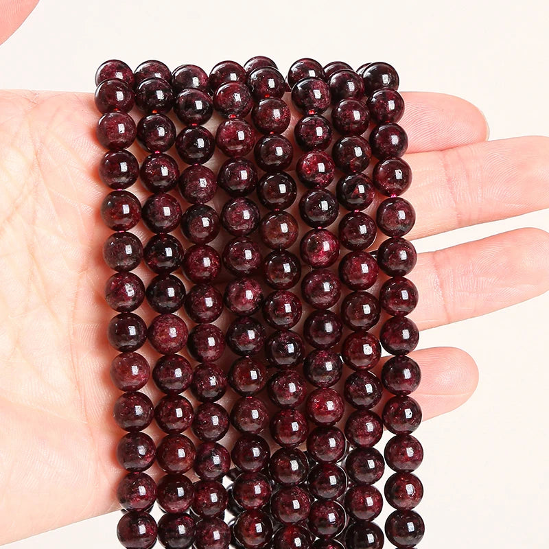 Perles vrac Grenat