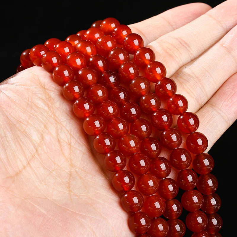 Perles en vrac Agate Rouge