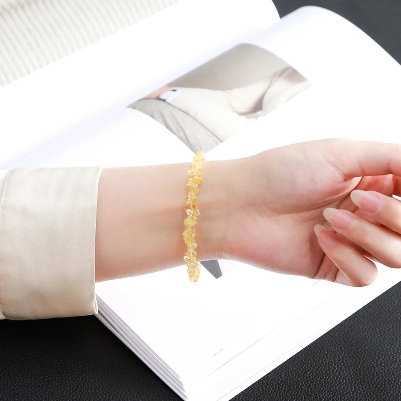 Bracelet Bohème en Citrine
