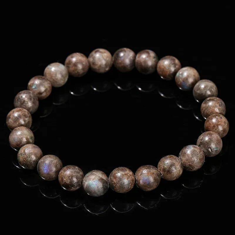 Bracelet Élégant en Spectrolite Café