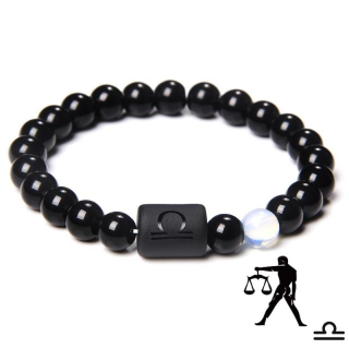 Bracelet Agate Onyx Noir - Signe Balance