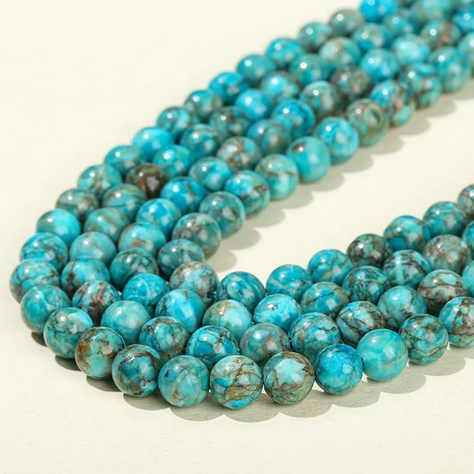Perles en vrac de Turquoise Bleue