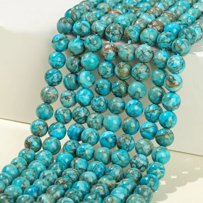 Perles en vrac de Turquoise Bleue