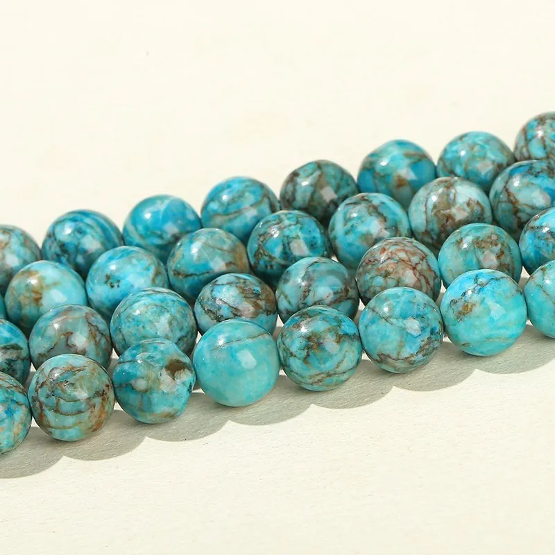 Perles en vrac de Turquoise Bleue