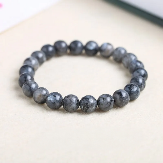Bracelet en Labradorite Spectrolite Noire