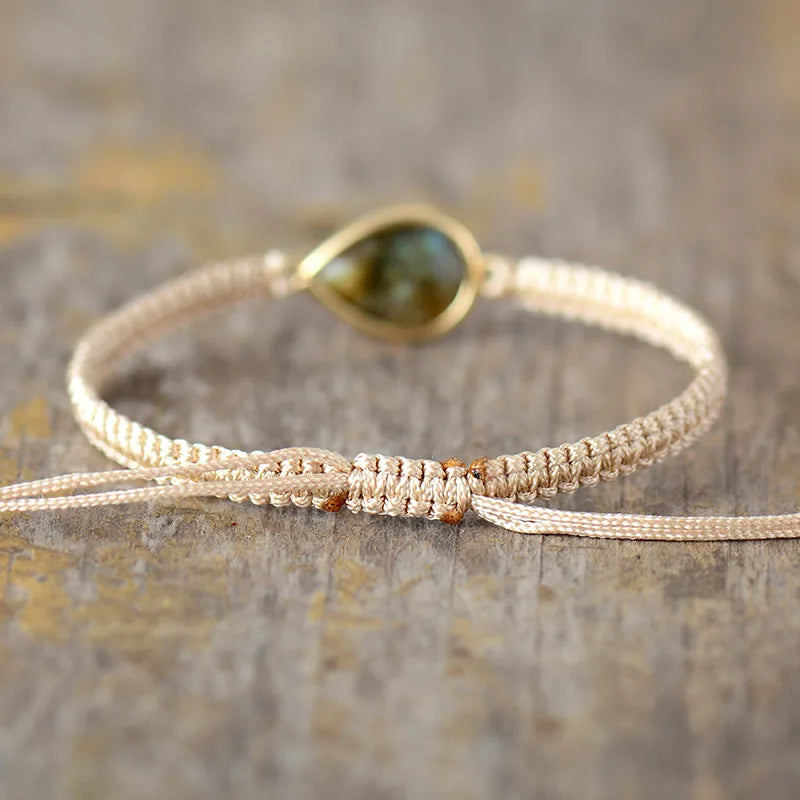 Bracelet Bohème en Labradorite