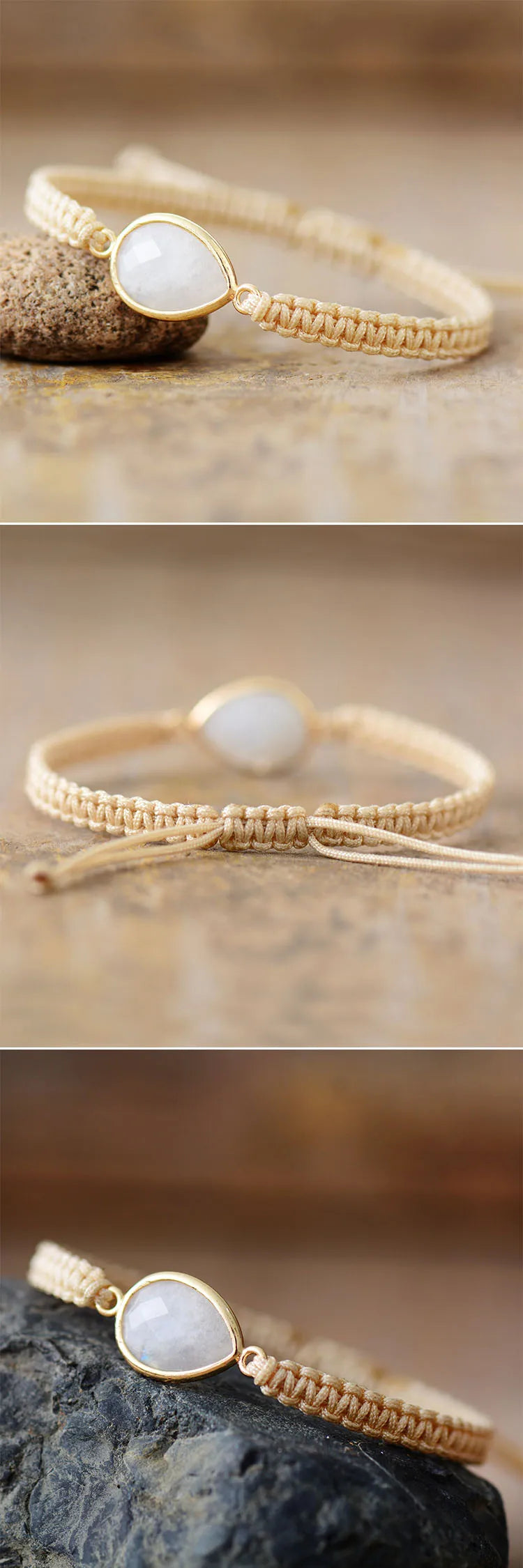 Bracelet Bohème de Pierre de Lune