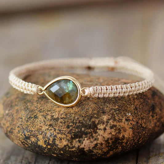 Bracelet Bohème en Labradorite