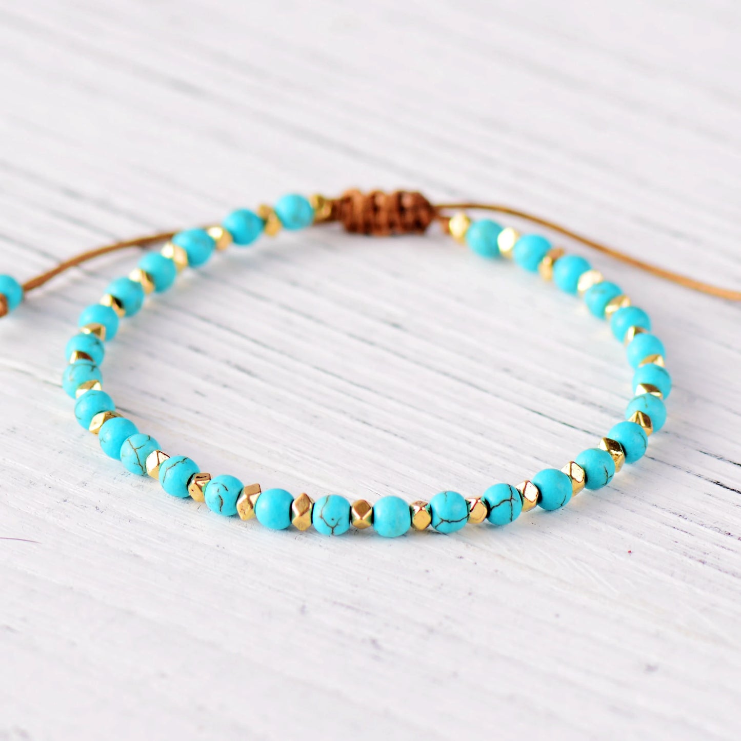 Bracelet Bohème en Turquoise