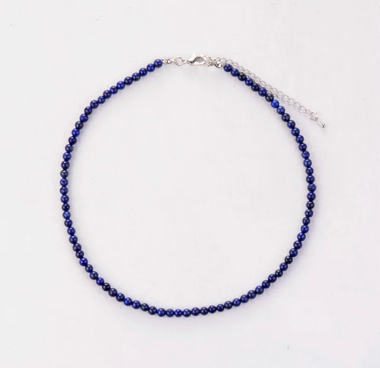 Collier fin en Lapis Minimaliste