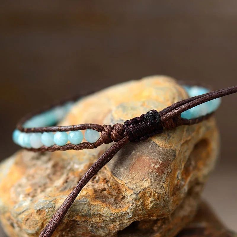 Bracelet Wrap en Amazonite