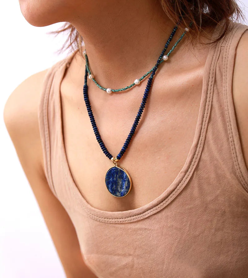 Collier Minimaliste en Onyx Noir