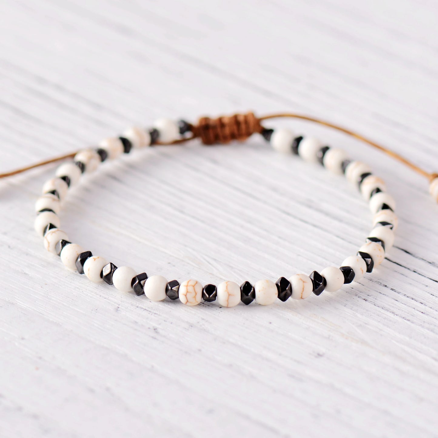Bracelet Bohème en Howlite