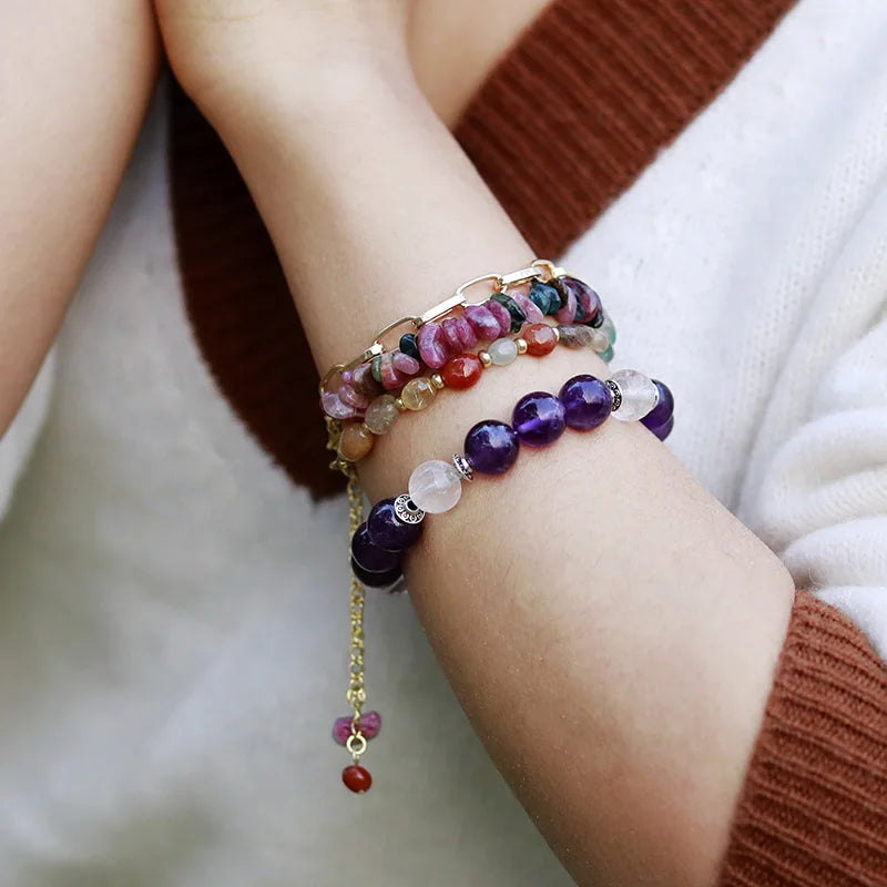 Bracelet Bohème en Tourmaline