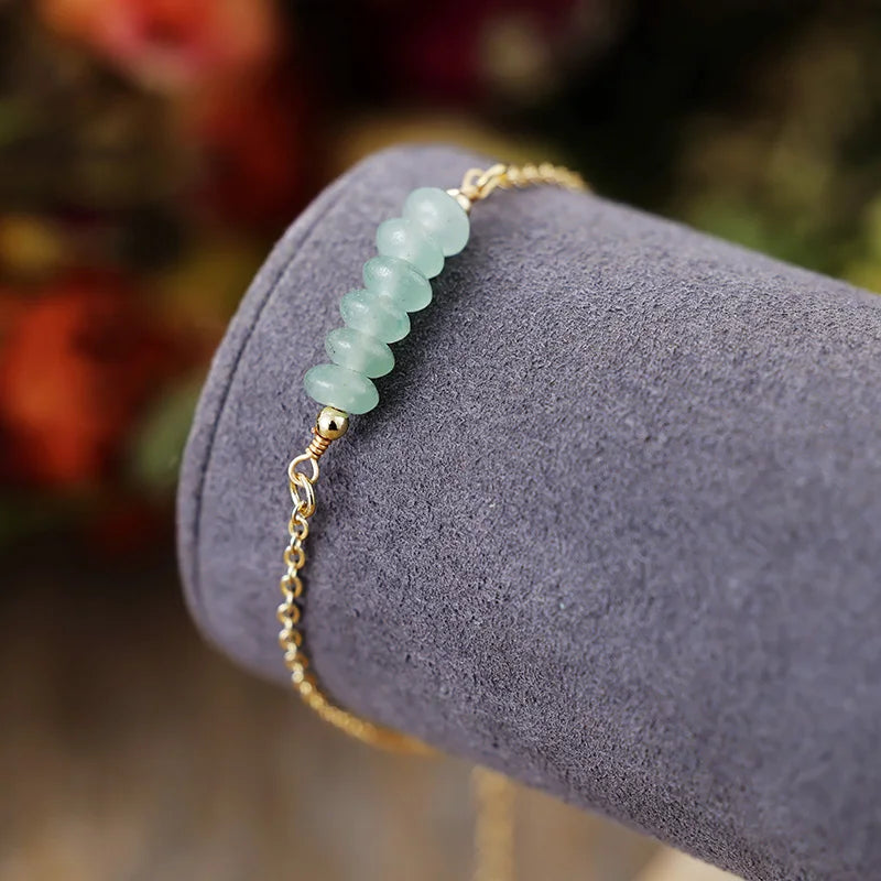 Bracelet Fin en Aventurine