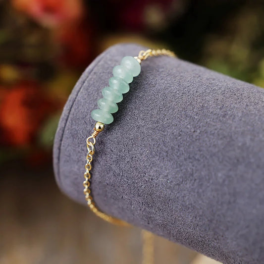 Bracelet Fin en Aventurine
