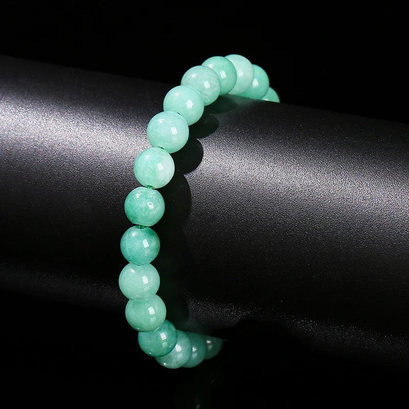 Bracelet Minimaliste en Jade de Myanmar
