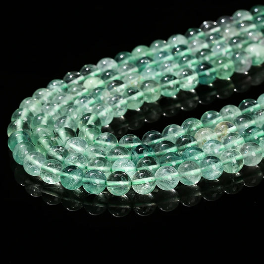 Perles en vrac de Fluorite Verte
