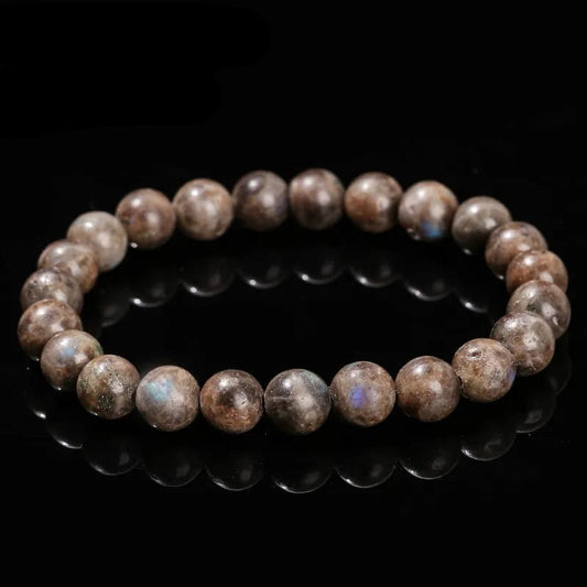 Bracelet Élégant en Spectrolite Café