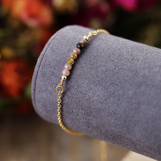 Bracelet Fin en Tourmaline