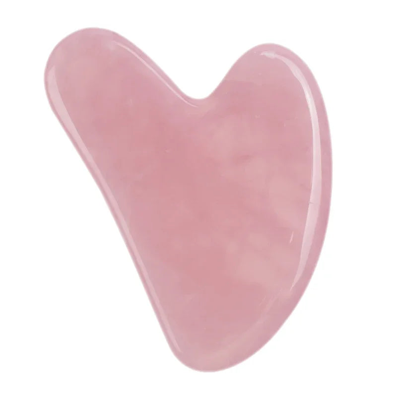 Gua Sha en Quartz Rose