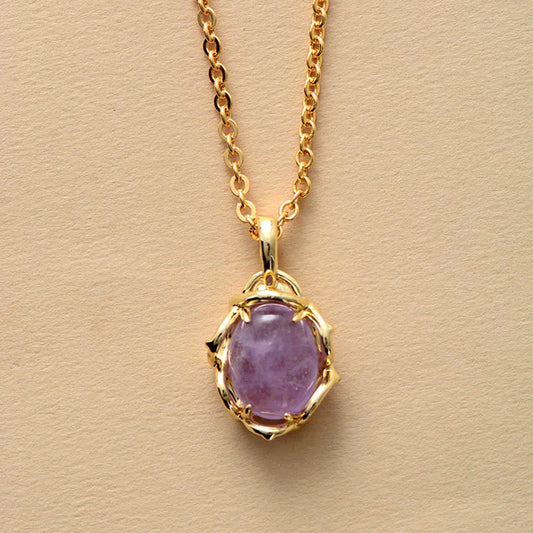 Collier Bohème en Améthyste