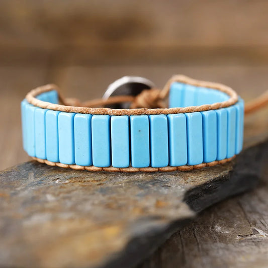Bracelet Bohème en Turquoise