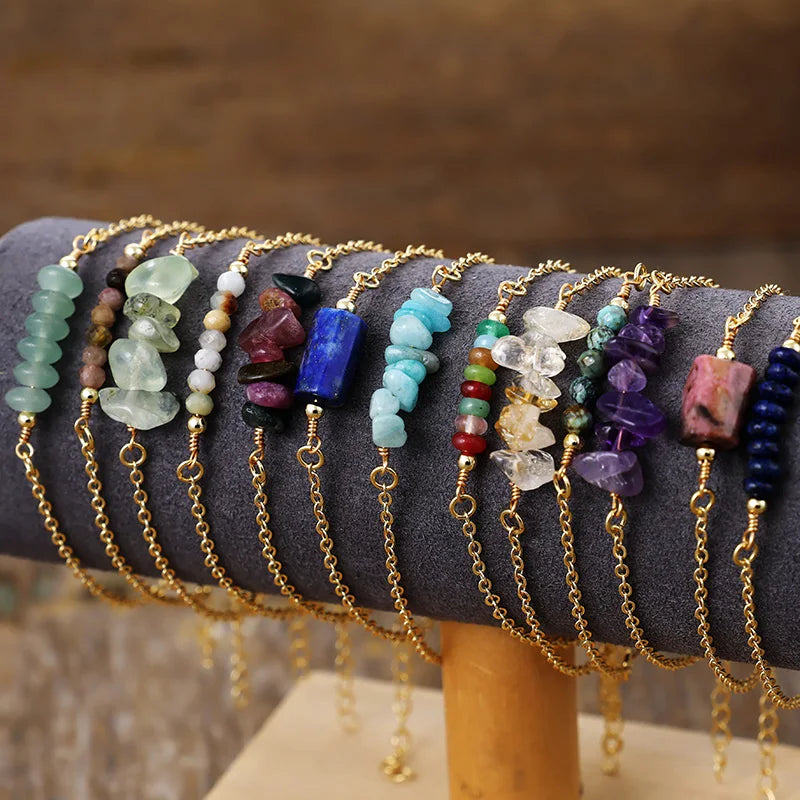 Bracelet Fin en Amazonite